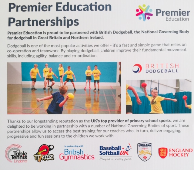 Premier Education is now the leading organisation for providing sports to school children in the UK.  We are delighted to be working in partnership with many National Sporting bodies - British Gymnastics, Baseball/softball UK, England La Crosse, England Hockey, British Dodgeball