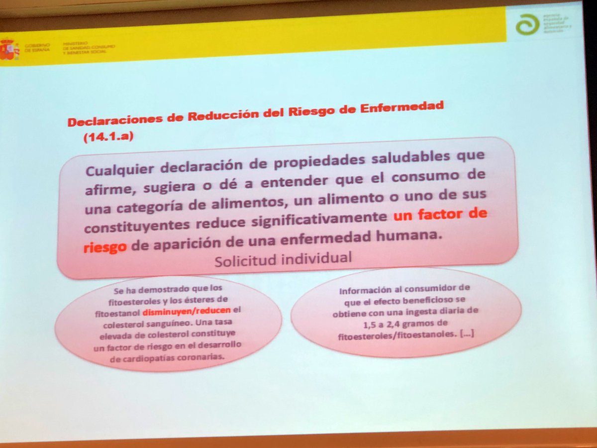 RafaGarciaPlata's tweet photo. “Los alimentos ni previenen, ni tratan, ni curan”. Agustín Palma @aesan @sanidadgob  #InfoDaySpain @mapagob @AgenciasdEspana @Alimentacion_es @lafedepubli #CHAFEA #EUAgroPromo @EUAgri https://t.co/8QIgsNPHuZ
