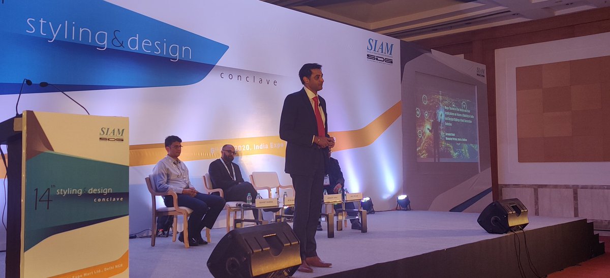 siamindia's tweet photo. Mr Sarwant Singh, @Frost_Sullivan, lists down the limitless potential of the #5G technology in influencing the Design trends of the coming years.#BTNR #AutoExpo #ADC19 https://t.co/AQi3JTRLIg