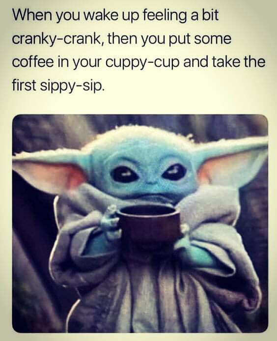 Who else feels like this before there first sippy-sip of the good stuff?

#sippysippy #coffeecoffeecoffee #local #rountoncoffee #tpblend #coffeelover #tp_coffee ift.tt/2v8EKl3