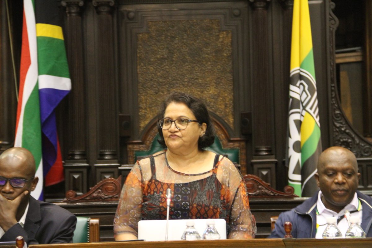 ANCParliament's tweet photo. In pictures:
ANC Deputy Secretary General Cde Jessie Duarte addresses the Caucus.
#ANCCaucus https://t.co/yM4lq9JLJE