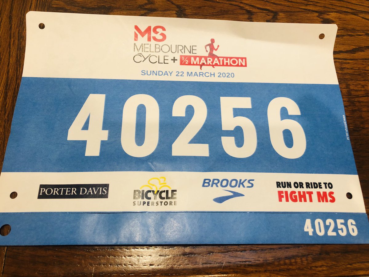 BenCarrollMP's tweet photo. In tonights’s mail. Looking forward to running around the iconic #Flemington #Racecourse to make a difference in the lives of those living with #MultipleSclerosis. #Run2FightMS https://t.co/wMnkiMvxH7