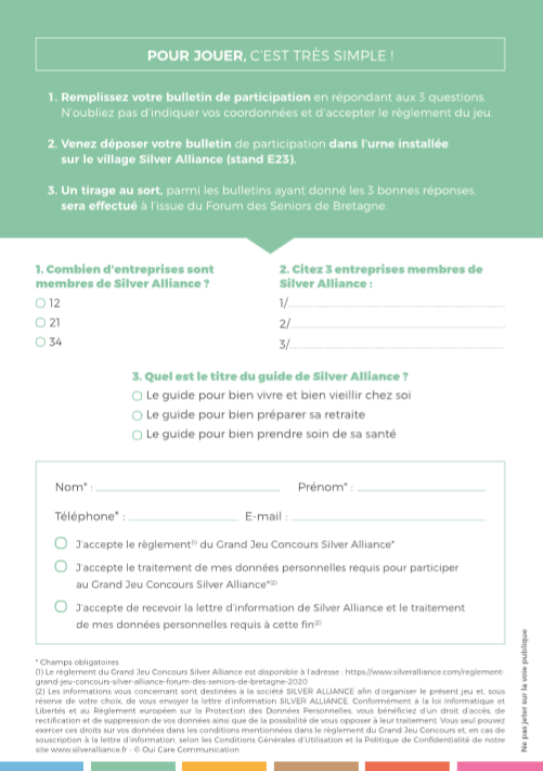 SoluviaParisIDF's tweet photo. [ Salon des #Seniors de Rennes, Parc des expositions ]
Tentez de gagnez de nombres cadeaux en participant au Jeux concours @Silver_Alliance ce week-end, le 7 et 8 février.
Vitalimmo vous offre 2 repas gourmands 😋 https://t.co/7HRgm9gD8o