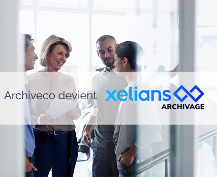 ARCHIVECO's tweet photo. Archiveco devient Xelians Archivage ! 
Pour en savoir plus sur @groupexelians, rdv sur le site : https://t.co/clzeBY3ezX https://t.co/EOjcAyqmqS