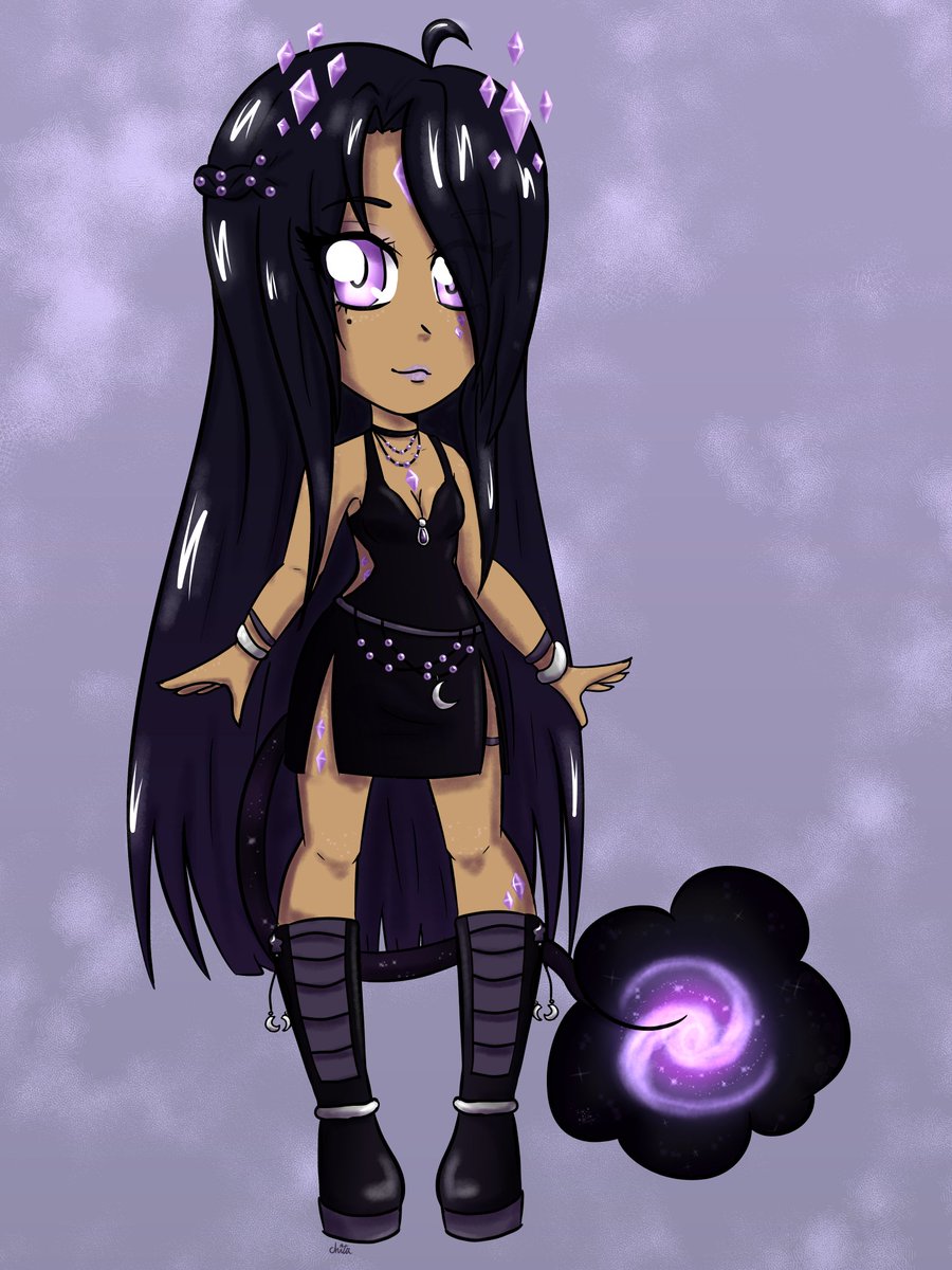 ChitaYamamura's tweet photo. My new #Oc ๐
She belongs to the #closedspecies #Faelyn
Her Theme is "Black Matter"
#anime #manga #drawing #oc #originalcharacter #art #digital #digitaldrawing #digitalart #chibi_drawing #digitalchibi #digitalchibiart https://t.co/unZ83NlVLt