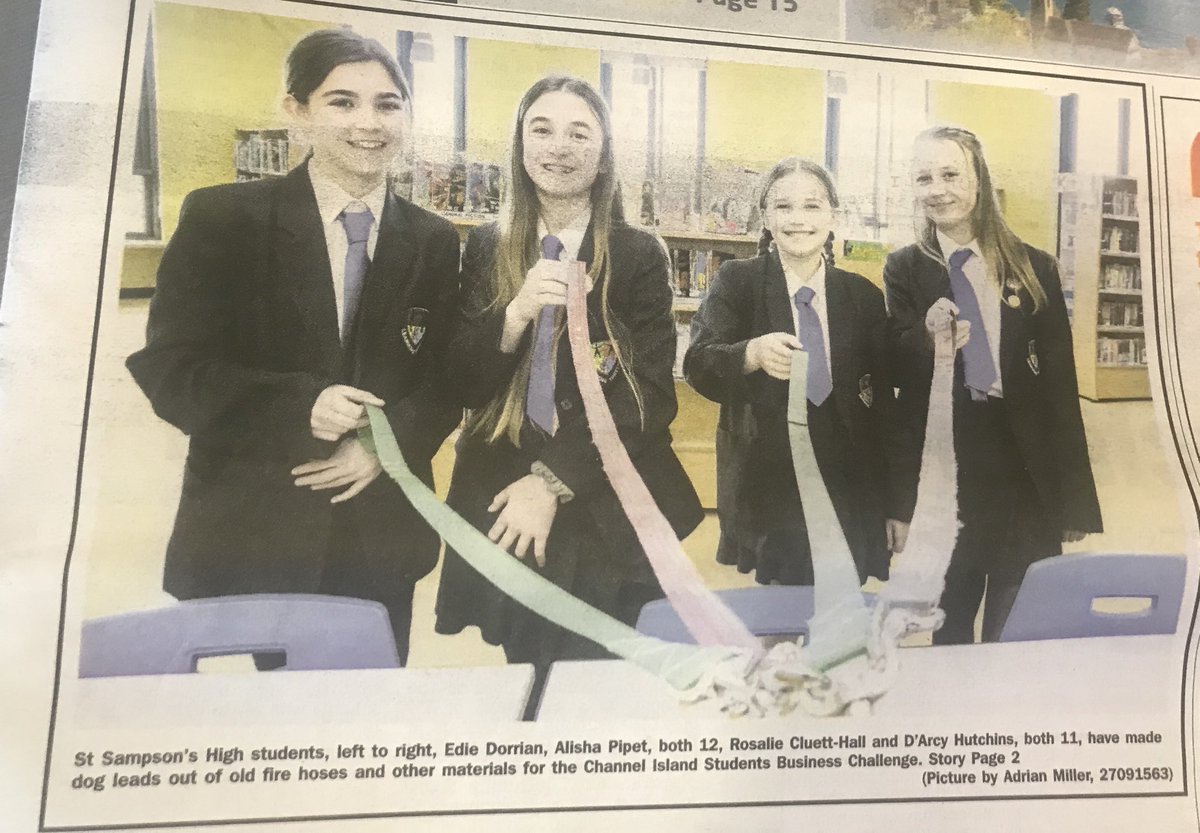 ⁦<a href="/LMDCHSCA/">LMDCHS Enrichment</a>⁩ ooh we’ve made The Press!! Well done challengers!