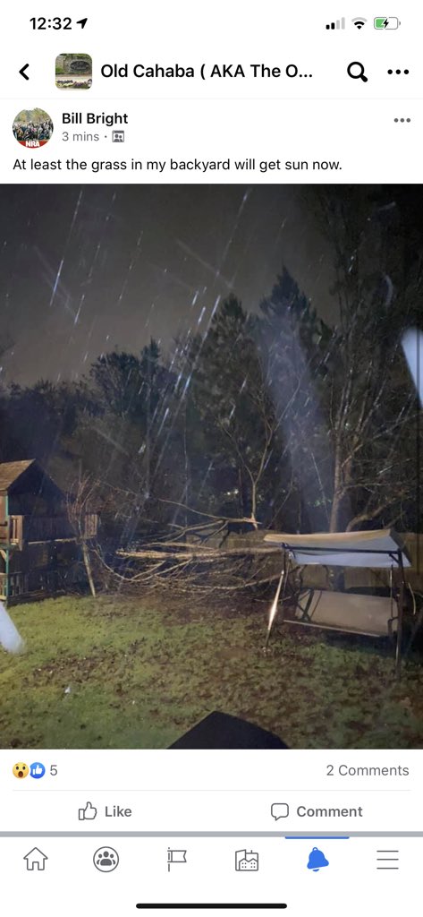 jaybeeze5's tweet photo. @MarkRHall @spann Not my image but damage in Old Cahaba in my neighborhood https://t.co/G4s6YeZE0n