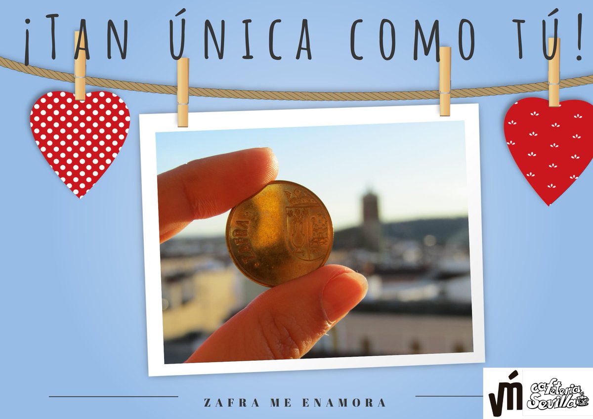MonedaVaramedi's tweet photo. Nos sumamos a la campaña de #ZafraMeEnamora2020 con este punto selfie ubicado en la #CafetaríaSevilla en el que hemos hecho pública la imagen de la única #moneda de #Varamedí que por error de fabricación no dispone de troquel de estrella. https://t.co/FdEU4bAX4k