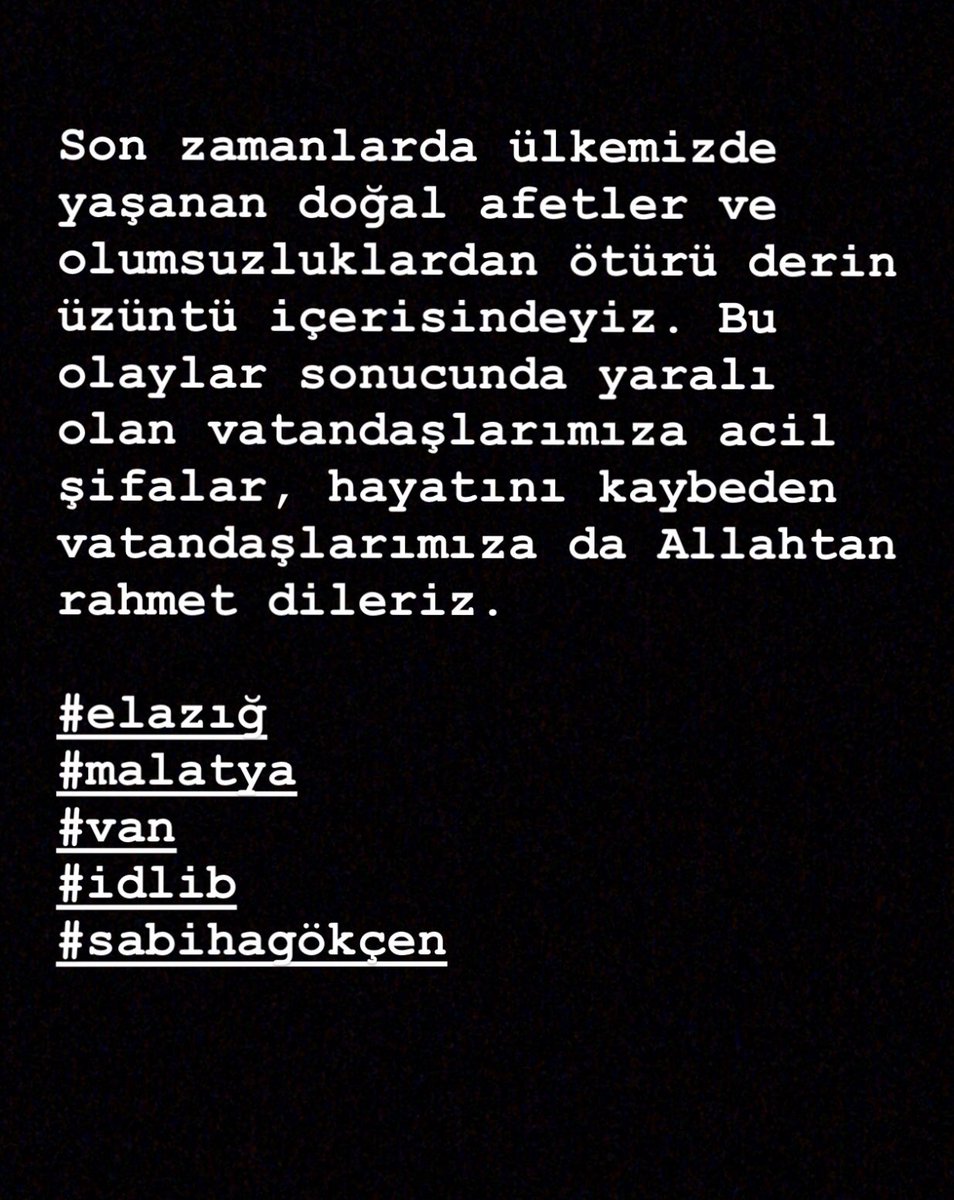 cabaderm's tweet photo. Çatalca Kaymakamlığı’nın yürüttüğü İstanbul Kalkınma Ajansı’nın desteklediği “Gençliğine ve Geleceğine Sahip Çık” projesinin ülkemizde yaşanan üzücü olaylara ilişkin mesajıdır. #istka #elazıgdeprem #malatyadeprem  #vanbahcesaray #Idlib #sabihagokcenhavalimani https://t.co/KntPYiRBOg