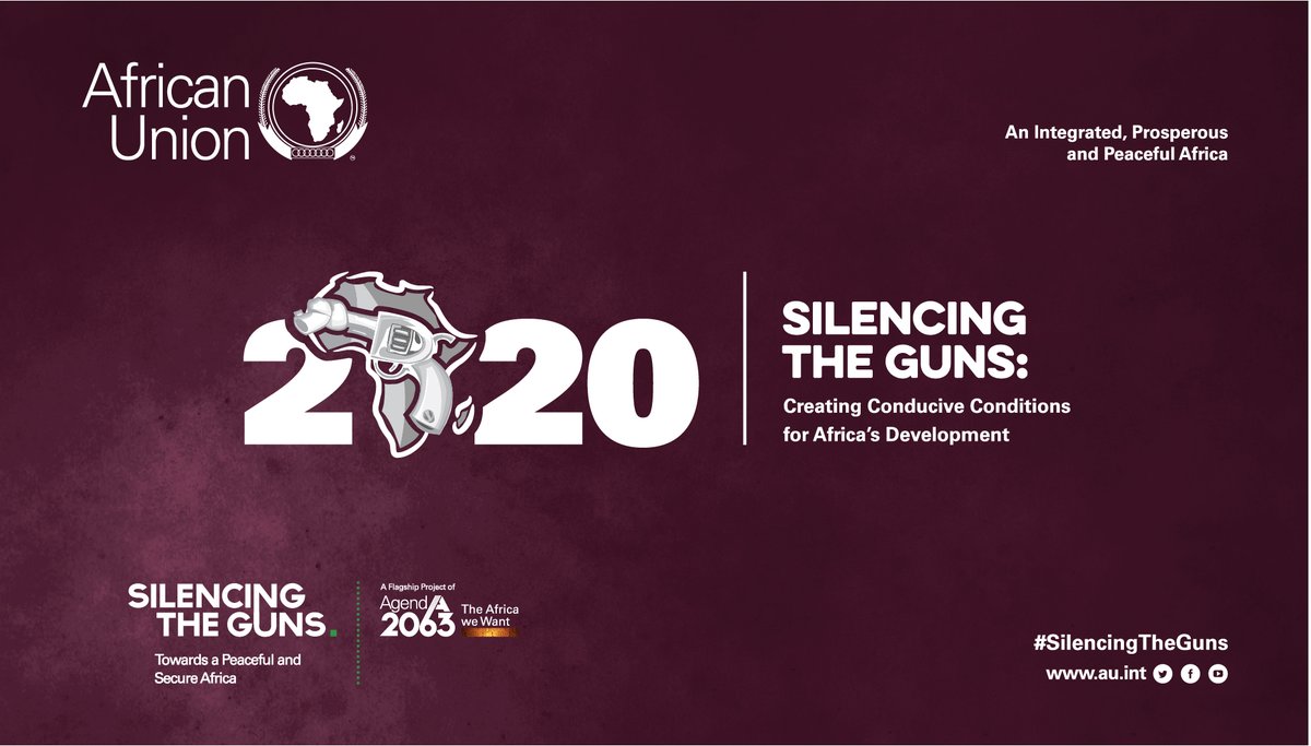 The 4th aspiration of #Agenda2063 highlights the need for dialogue-centred conflict prevention, as well as the management and resolution of existing conflicts, with a view to #SilencingTheGuns in #Africa. 33rd #AUSummit