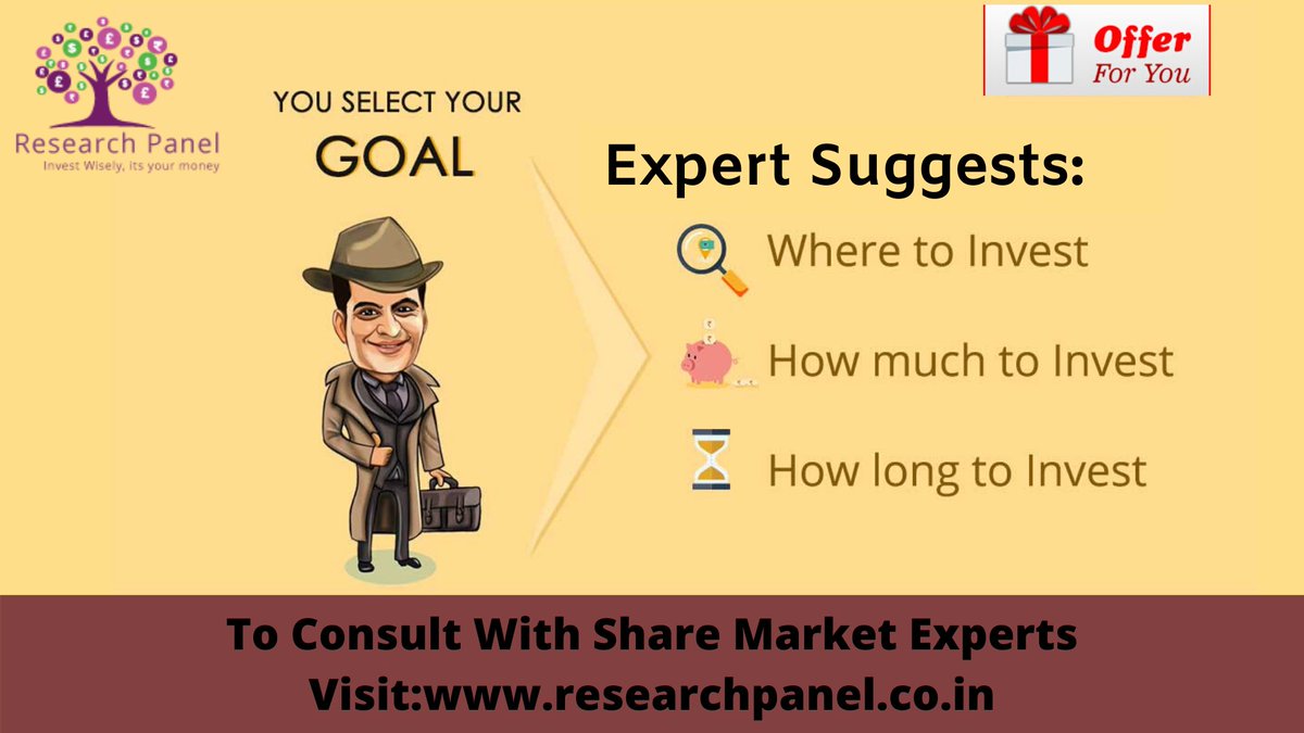 PanelResearch's tweet image. If you are looking for an investment. share market is the best platform to earn the desired profit in a very shorter period of time. For this you just need to keep focus in market and follow our trading strategies. For Advise visit: researchpanel.co.in/ask-an-expert.… #ShareMarketTips