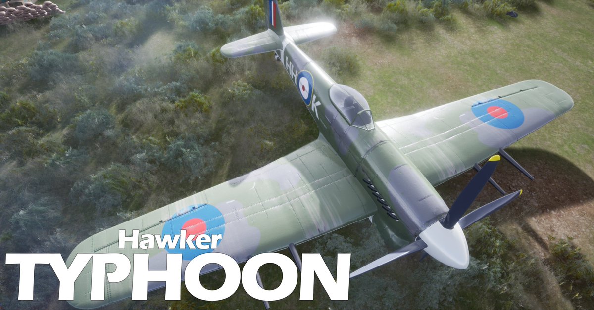 DogfighterWW2's tweet photo. [Introducing the New Warplane]

The Typhoon became established in roles such as night-time intruder and long-range fighter.

The Typhoon became one of the Second World War's most successful ground-attack aircraft.

#Typhoon #Hawker #DFWW2 #DOGFIGHTERWW2 https://t.co/aJEBRcXFUB