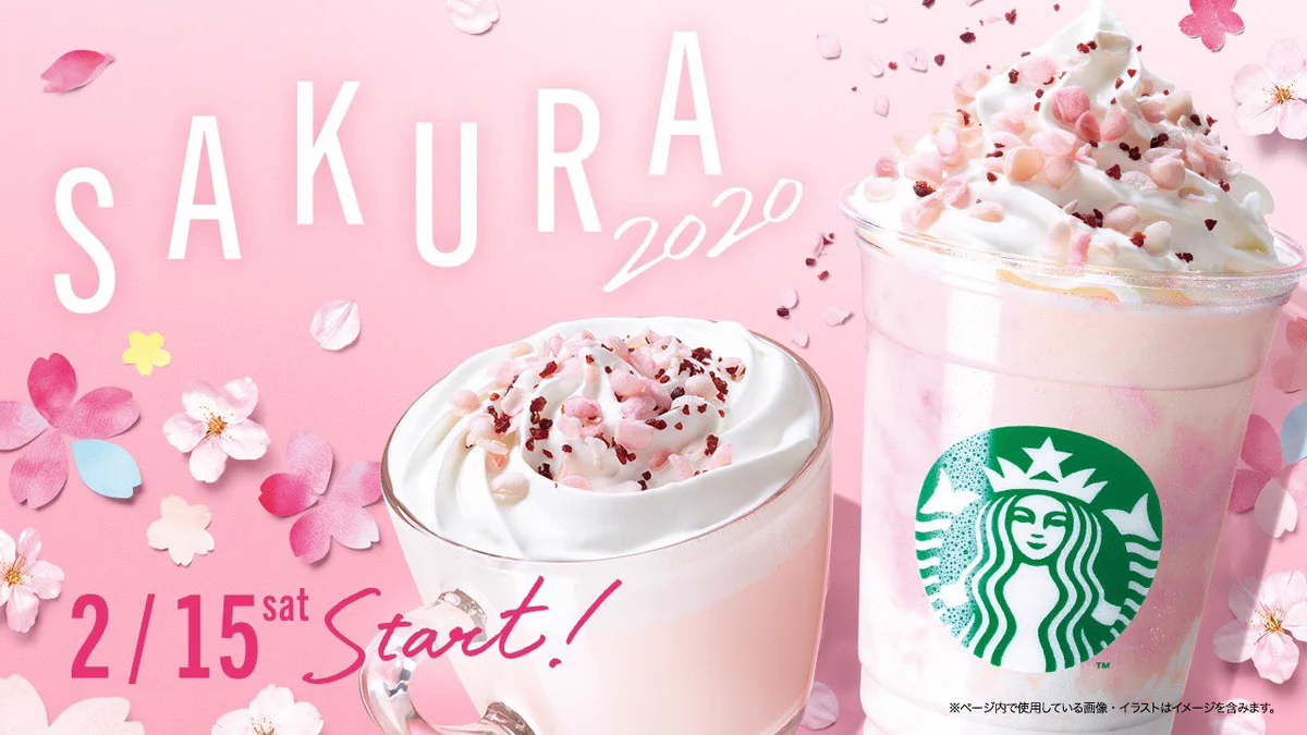 【桜×プリン】スタバから春の新作フラペチーノが登場！