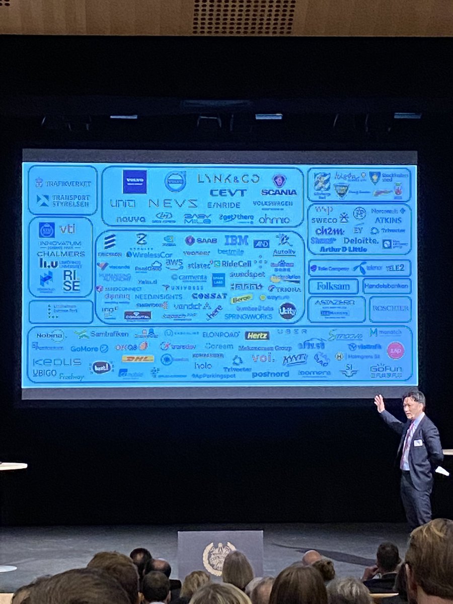 Innovations in Sweden done in collaborations. Sweden as a show case for sustainability transitions, says Mattias Landgren, state secretary to minister of infrastructure. Engineering parts need to be matched with the legal parts. Pinpointed as obstacle by governement. #drivesweden