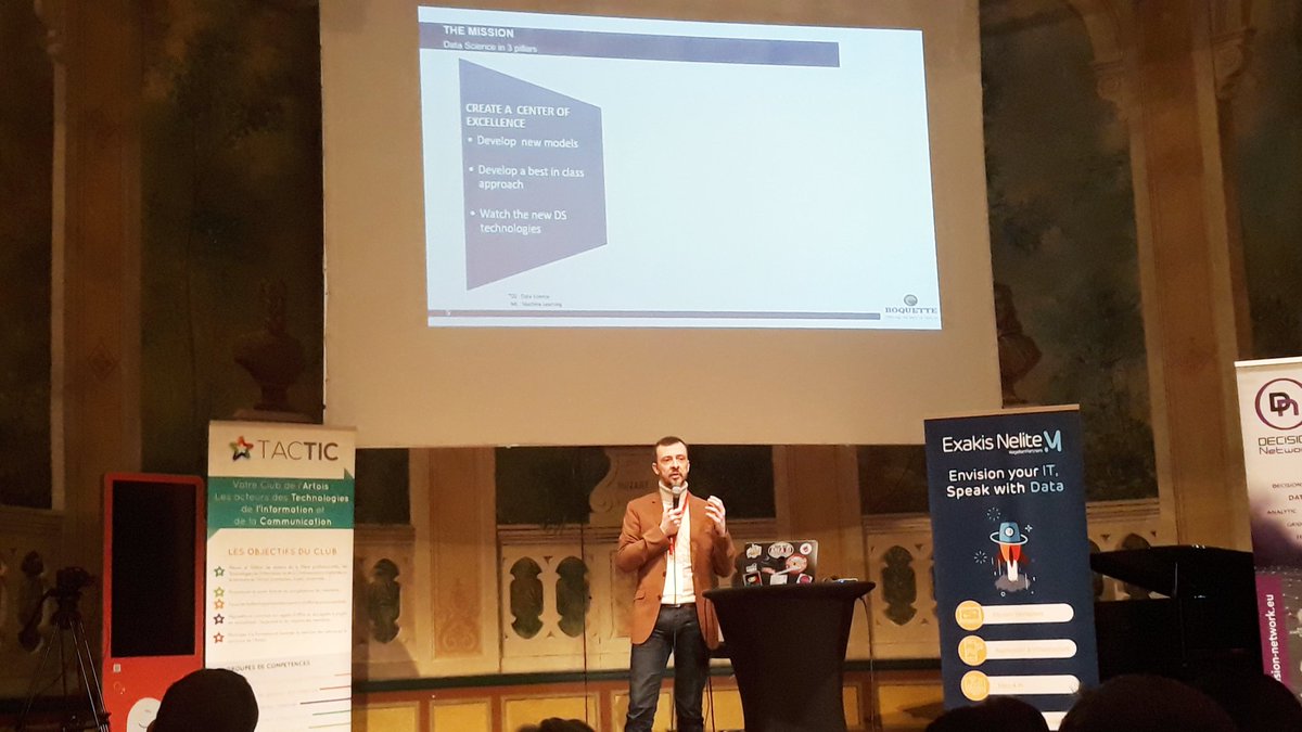 ⏱ Démarrage du Data Forum 2020 avec Roquette dans le cadre du théâtre d'#Arras.
#dataforumhdf #DataScience