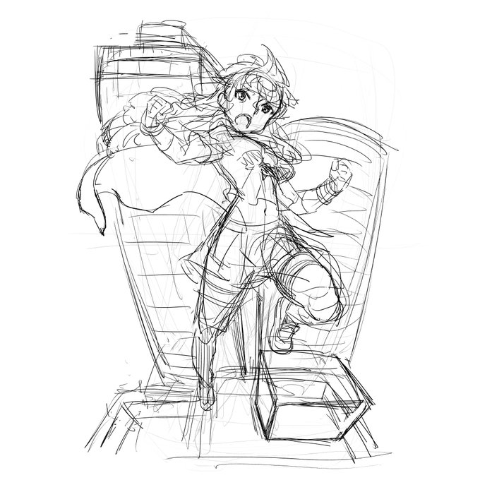 こういうキャラと背景小さく映ってる系で本作るのもありな気がする
これはうみみ 