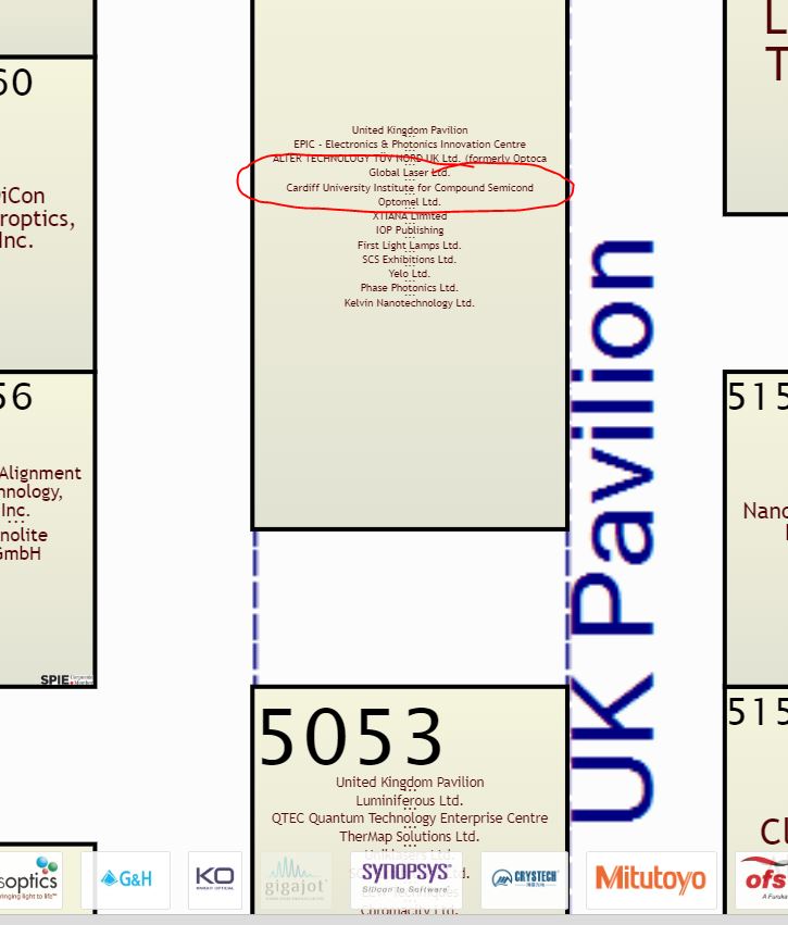 ICSCU's tweet image. A good first day for us @PhotonicsWest. Come and visit us on the UK Pavilion stands 5053 - 5059. #CS #CSconnected #EUFunds.