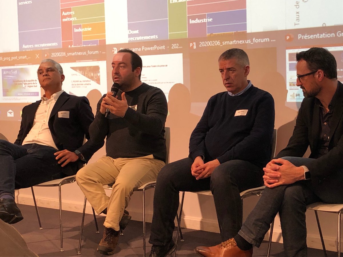 HubLaProvence's tweet photo. Kevin Polizzi : "En data, on a un peu d’avance sur d’autres territoires. Nous avons expérimenté diverses solutions mais il y a des opportunités à saisir. Cela passe par la mise en place de divers dispositifs comme une gouvernance de la data dans les villes" #SmartNexus https://t.co/POrqShID5V
