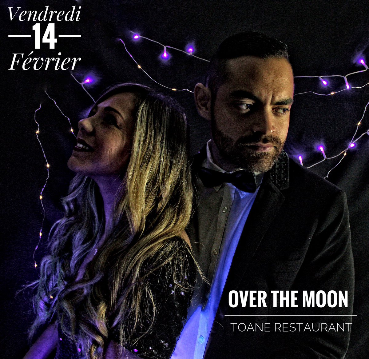 #ValentineDay ❤️

À l’occasion de la #SaintValentin, Toane Restaurant a le plaisir de recevoir le duo musical Over The Moon, incarné par  Marina et Alexandre Ragon. 
Pensez à réserver votre table ! 
👉 04 78 57 31 05

#ToaneRestaurant #Toane #musique #duo #OverTheMoon #Grézieu