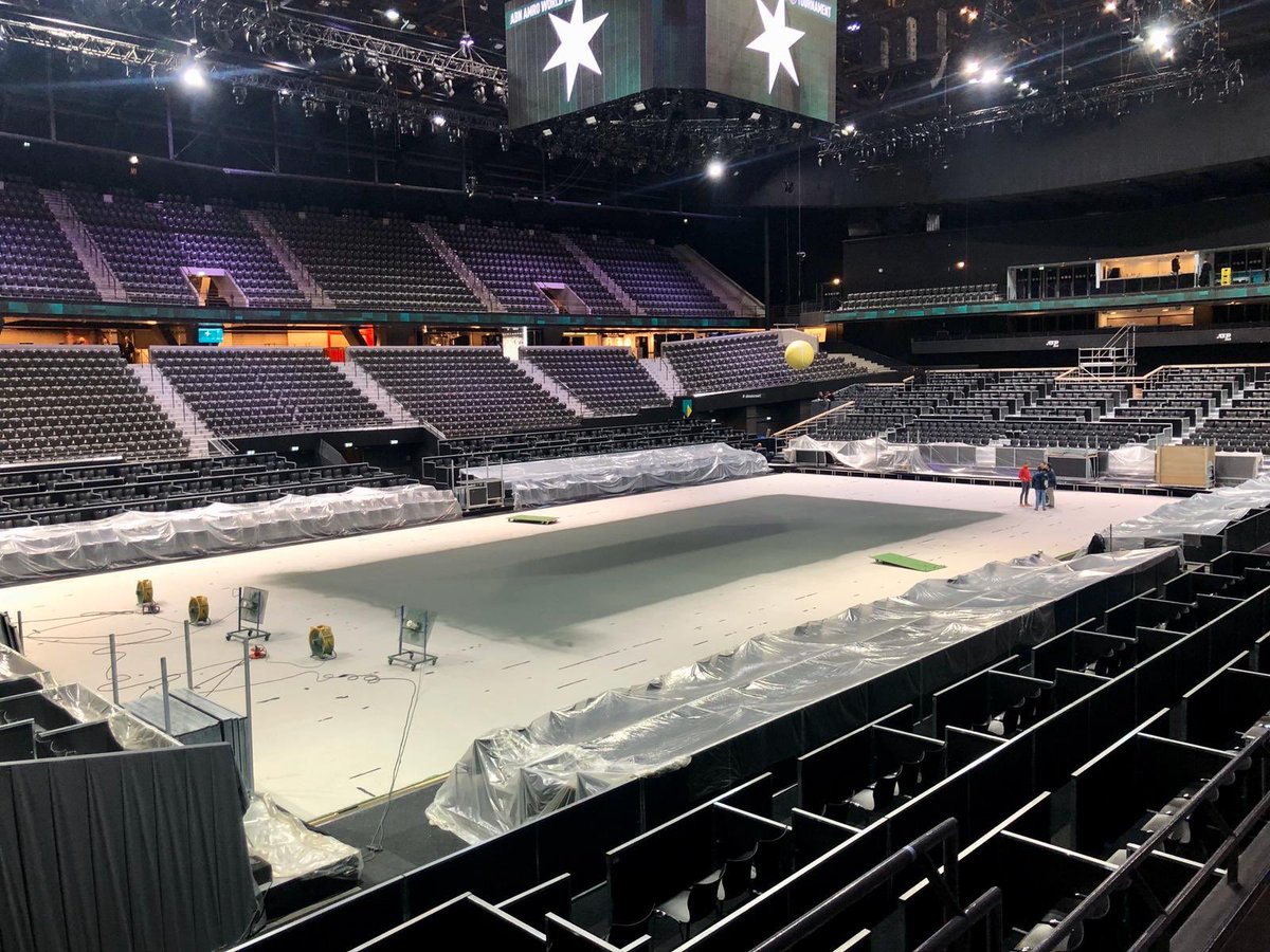 New year, new court color 🎾💛💚 #ABNAMROWTT