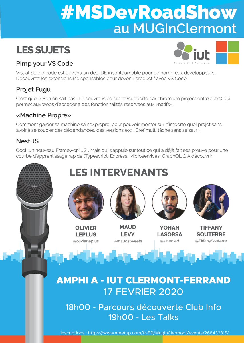 MTGClermont's tweet photo. L'affiche de l'événement https://t.co/dMHb72HIC5