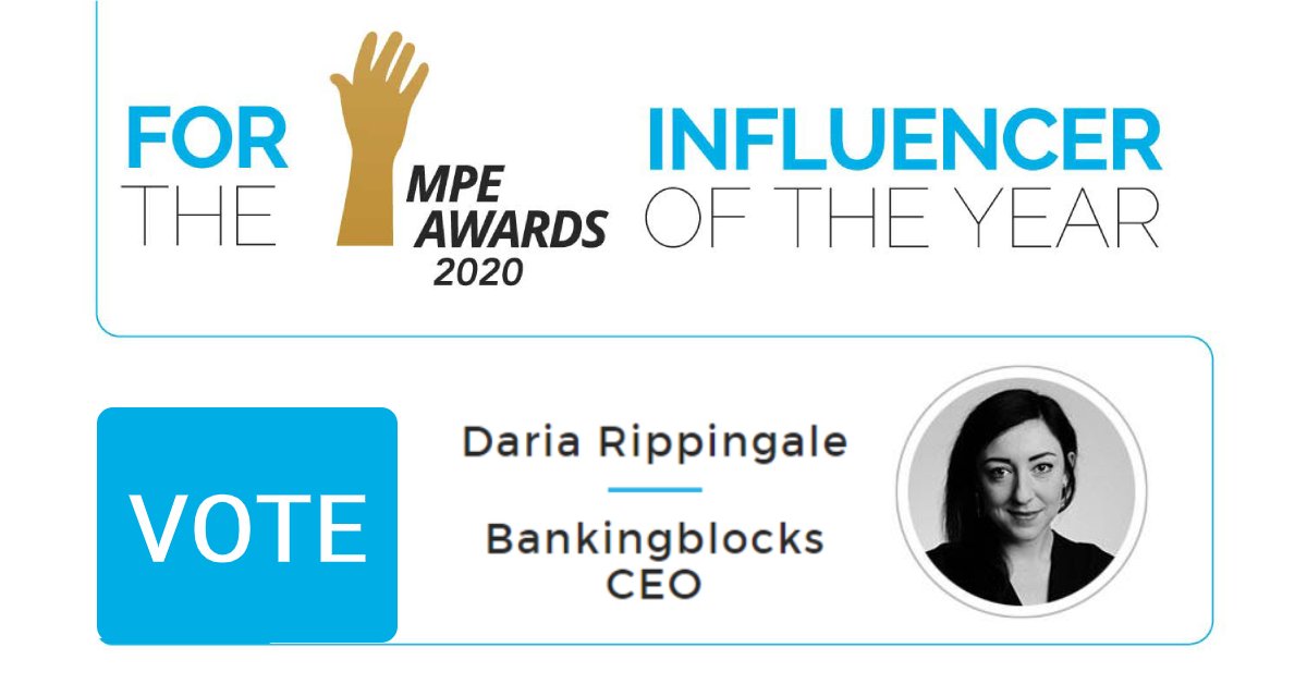 I’m very excited to be shortlisted for the Influencer of the Year award at <a href="/mpecosystem/">MPE</a> …. but it would be even more exciting to win! If you have a chance, please go to: bit.ly/2S1taRu, and vote for me. Appreciate the help!

#mpe2020 #fintech #payments #awards