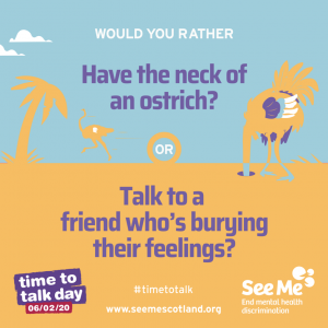 WellbeingUmbrel's tweet image. Two in three (64%) people report that they have been treated in a negative way because of their mental health.
I’m sure you’ll agree this is not okay! 

So are you comfortable to talk about mental health and break the silence around #mentalhealth problems? 

#TimeToTalk #letstalk