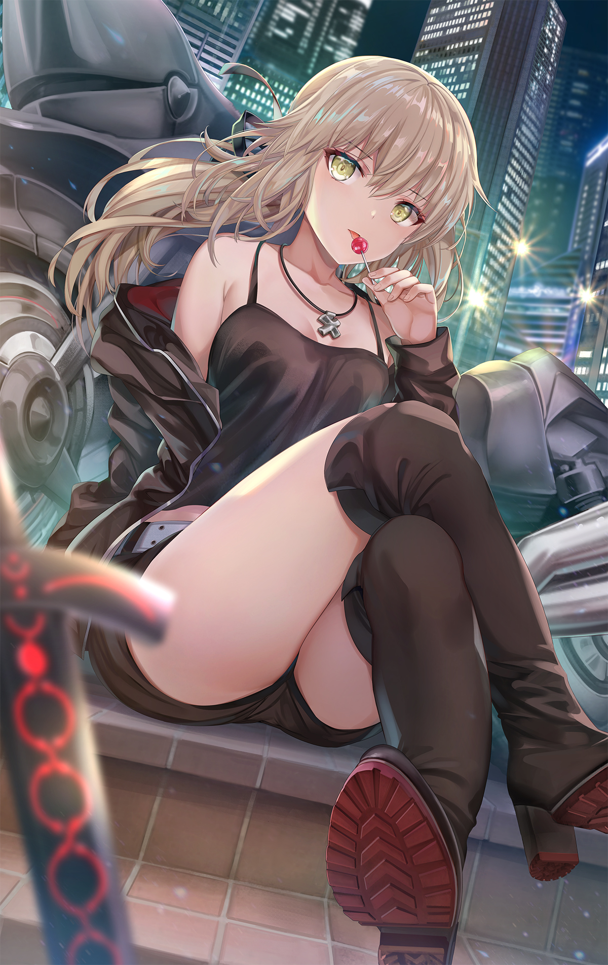 Torino Pixivにも上げました セイバーオルタさん新宿スタイル Torino Pixiv T Co Gktkjr3wto Twitter