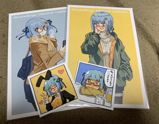 本のおまけに付ける用のシール届いた!! 