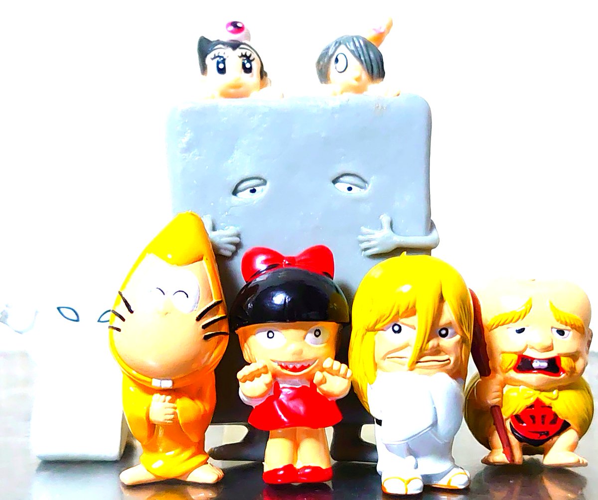 コラボグッズ 【KITARO×ATOM】 ①②③フィギュアストラップ ④鬼太郎