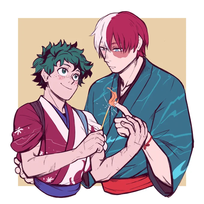 #tododeku yukata swap 