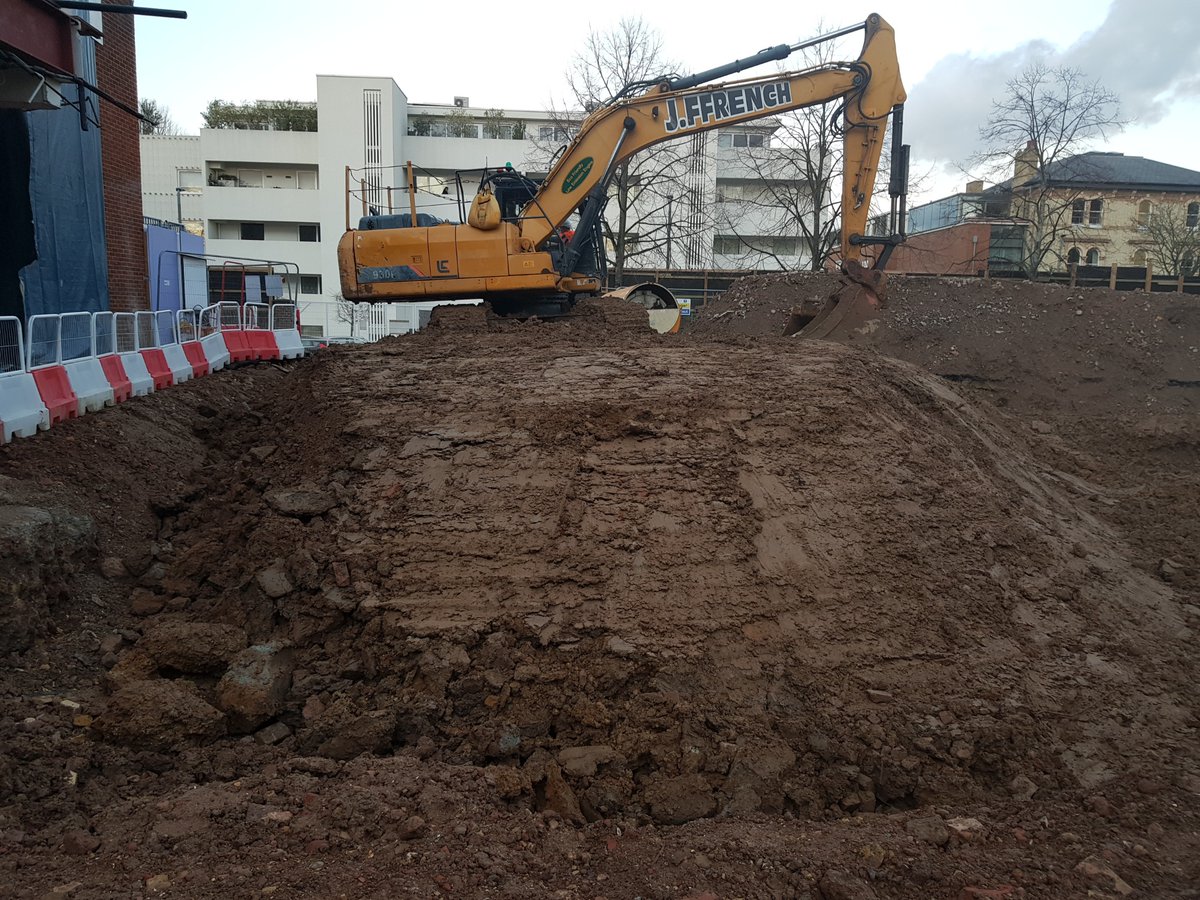 FfrenchLtd's tweet photo. A recently completed partial school #demolition, site clearance and bulk #earthworks project undertaken by Ffrench within a residential area of SW London 
#civils #construction #intelligentengineering #civilengineering https://t.co/ESdH6tEhrq
