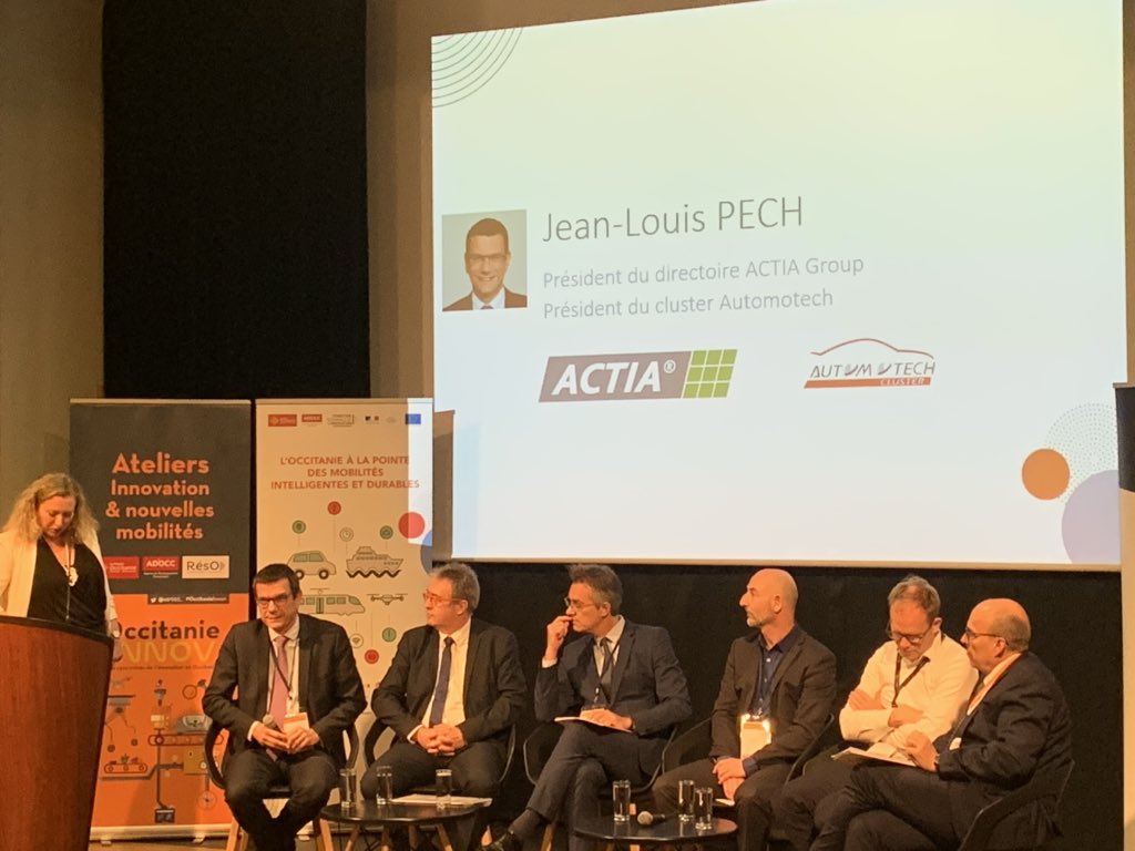 CBenaroya's tweet photo. Latest update about innovation, notably on “New Mobilities” organized by #OccitanieInnov @ADOCC_  presided over by @CaroleDelga @NadiaPellefigue with active presence of @automotech_fr  🚙🚌🛰✈️ #TBS_AeroSpace https://t.co/E0A0K7SR2X