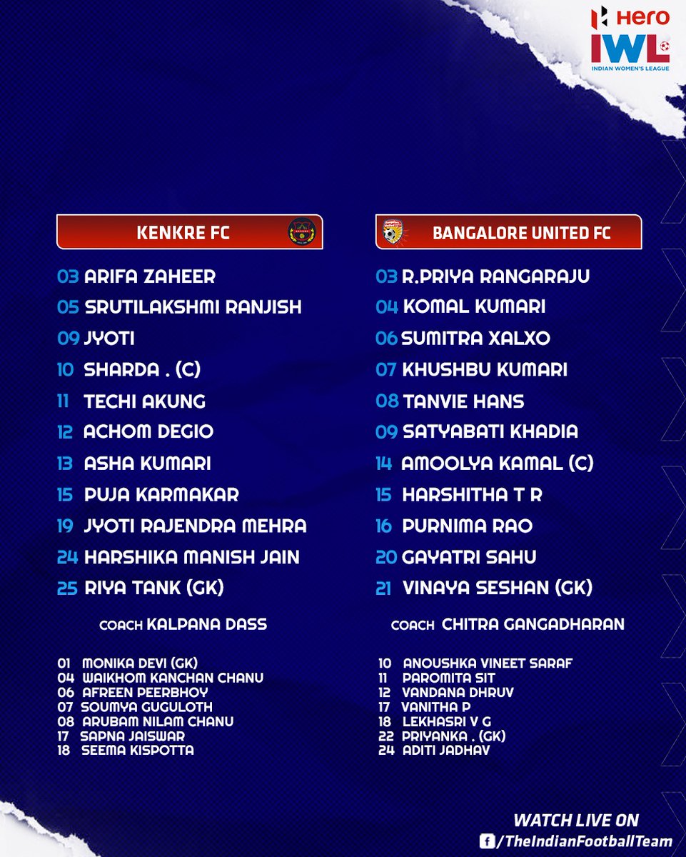 IndianFootball's tweet photo. KICK OFF! We're off in today's second match! 🙌
Here are the lineups for the game 👇
📺: https://t.co/eexLKDPwzN
KEN 0⃣-0⃣ BAN
#HeroIWL 🏆 #ShePower 👧 #IndianFootball ⚽️ #KENBAN ⚔️ https://t.co/4RPJ6oSW8a