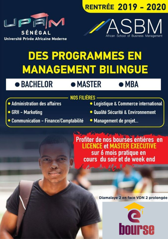 EbourseSN's tweet photo. 🔖Avec e-bourse obtenez une bourse d'étude à UPAM Senegal en cliquant sur ce lien
➡️➡️ https://t.co/Gp6no88gvJ
☎️ 77 846 55 53 (WhatsApp)
#E_Bourse #Kebetu #Senegal #Education #Formation #FormationProfessionnel #BoursesDetudes #EnseignementSuperieur https://t.co/MbJfqhsfam