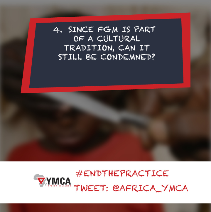 Africa_YMCA's tweet photo. Culture is a key aspect that should be respected in the lives of many people especially in Africa. Since FGM is part of a cultural tradition, can it still be condemned?
#EndThePractice #EndFGM
@TonyMwebia @kunlesobode @Baliedouglas @DjSoxxy @zulu_adeline @KFUKKFUMGlobal https://t.co/8QowzWiVOD