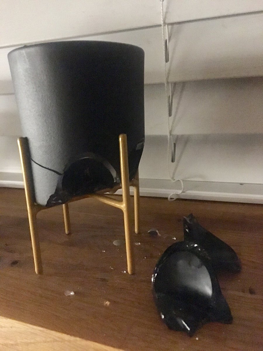 mouseyhughes's tweet photo. @Poundland  Think u might need to take these off the shelves... the candles exploded shooting shards of shattered glass and hot wax across my kitchen burning my wood worktop!! https://t.co/jr3JQRKnG6
