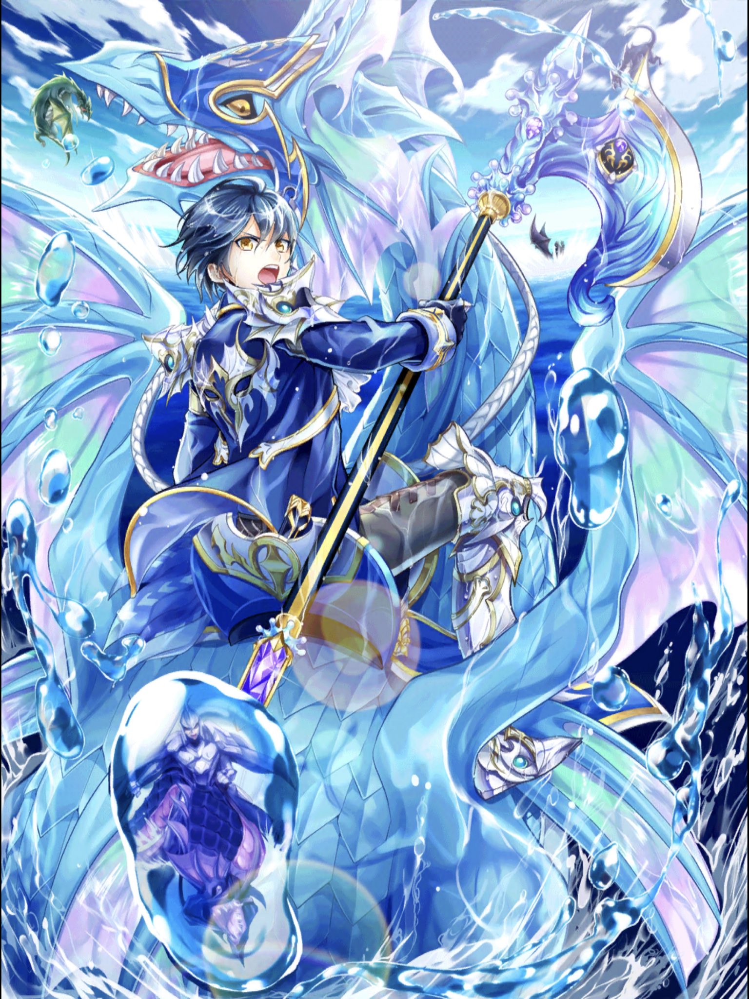 蛍石 私の白猫推し セルジュくん まずキャラデザ イラスト共に青で統一されてて美しい 圧倒的イケメン そして紳士 シェアハウスに参加してたのに限定として実装されなくて悲しかったけど 乙女ゲー風の専用ストーリーは良かった 白猫キャラ結婚