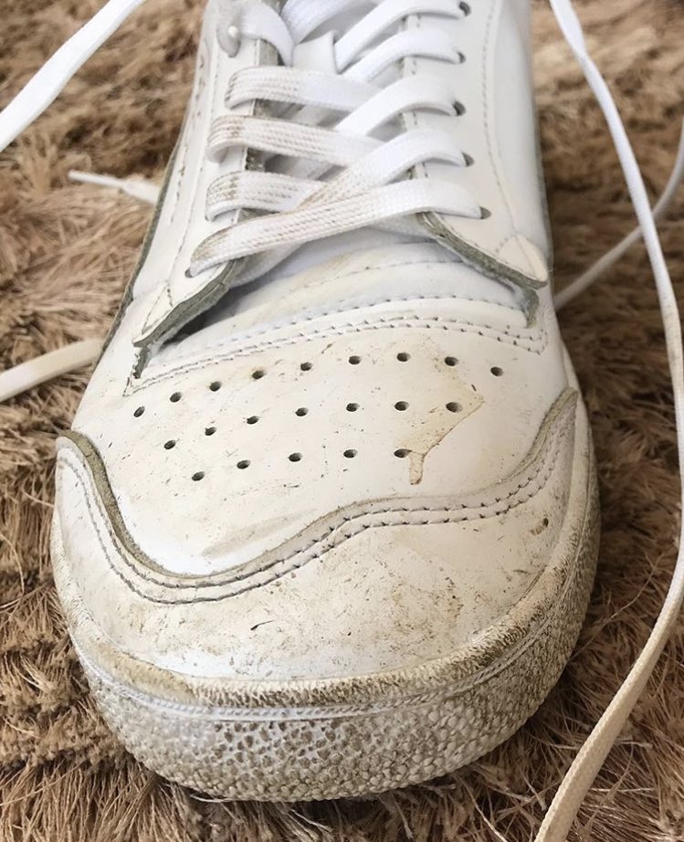 shoecleanerprm's tweet image. The transformation ————————————————
BEFORE &amp;amp; AFTER 

#pumaralphsampson 
#backtolife 
#FreshAF
#shoecleanergh
#shoecleaningexperts