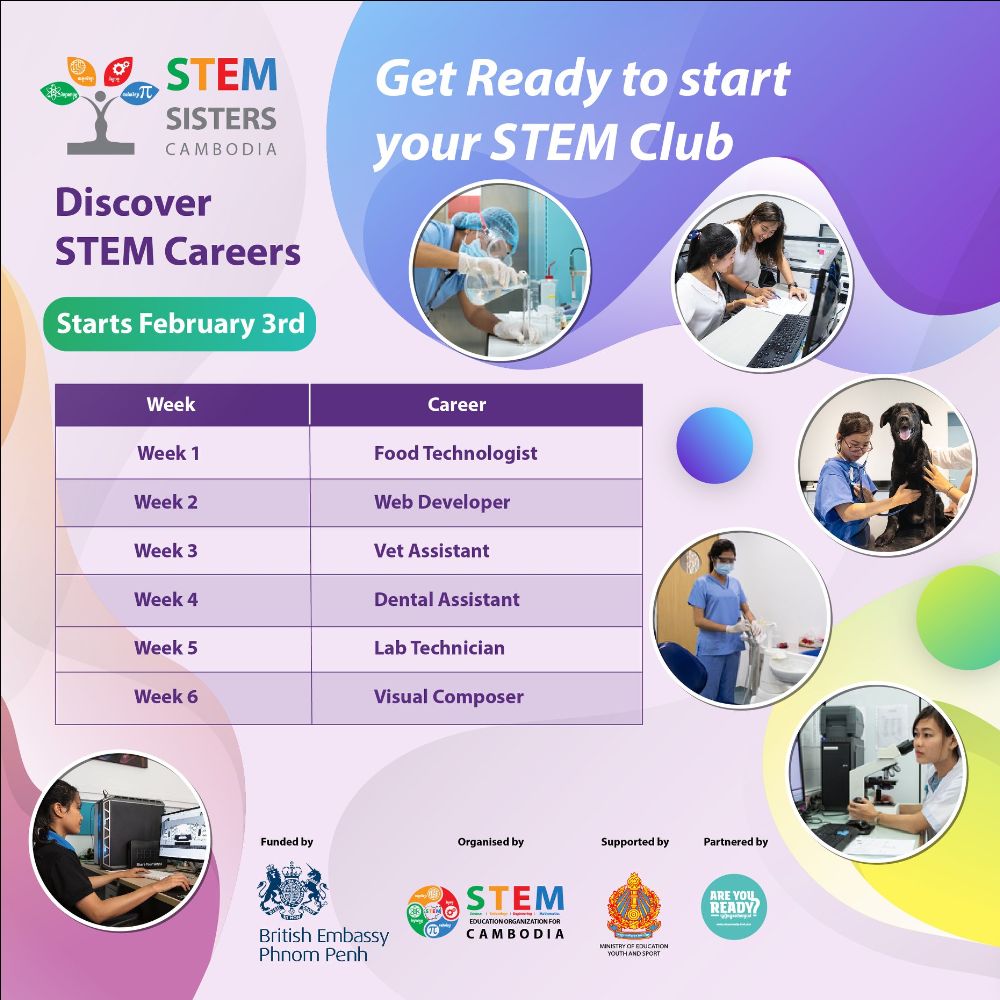 STEMCambodia's tweet photo. Time to start a STEM Club!!! 
Come and join us! It is so simple and it's free! https://t.co/Q9B8BWAI75