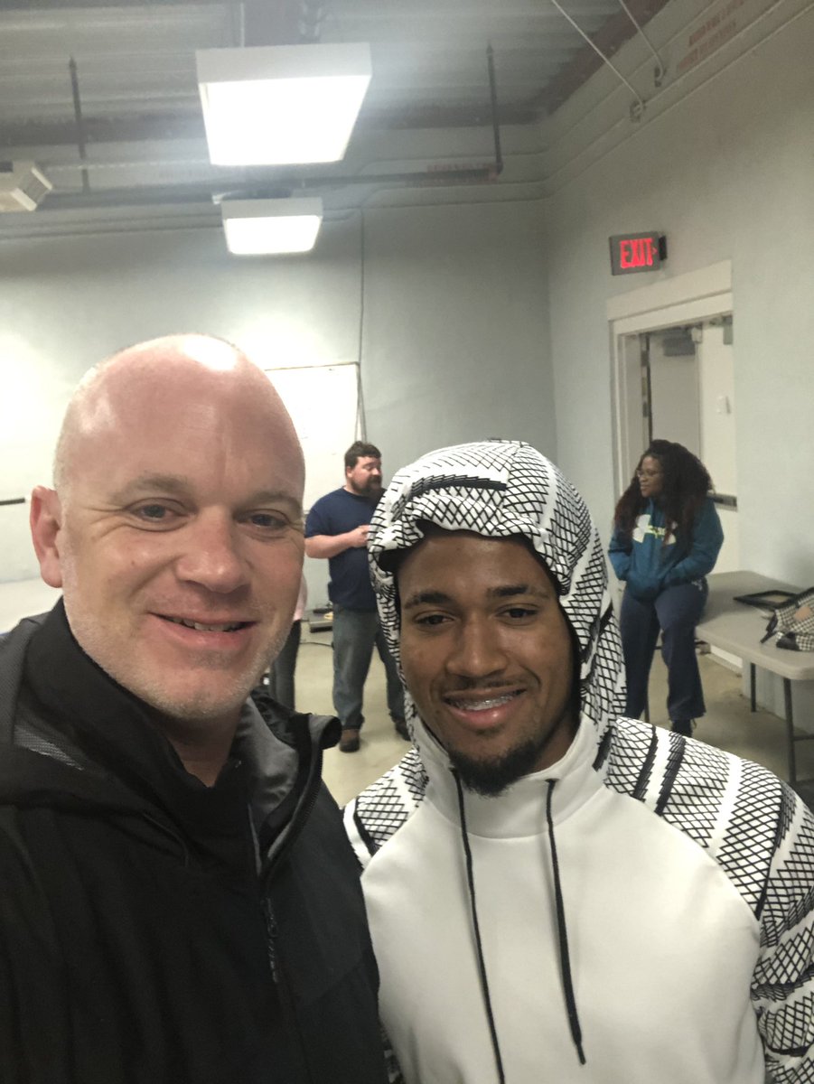Tornado Shelter Selfies! Perks of being a Principal in a small town...you open the school tornado shelter at 3:00 AM. 😃🌪⛈ <a href="/spann/">James Spann</a>