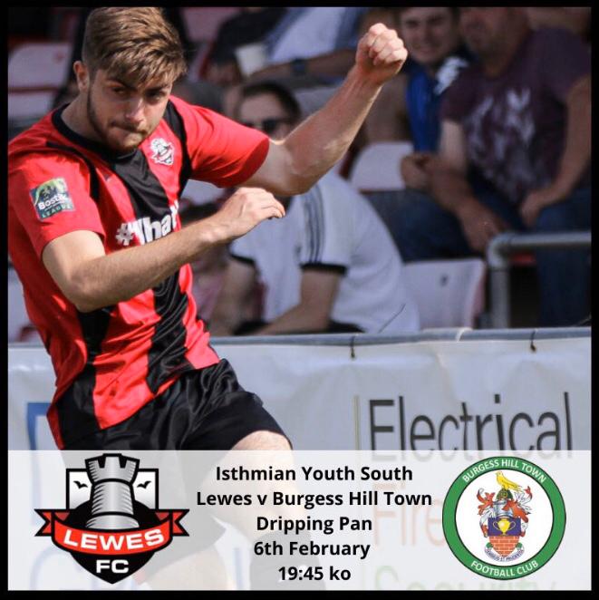LewesFCU18s's tweet photo. It's a Thursday and it's not raining! Wow! @IsthmianLeague Youth League action at the Pan tonight. Be there 🔴⚫ https://t.co/GMHzH4a9BT