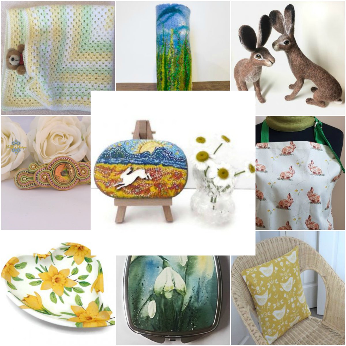 Spring at #tbch with <a href="/AuntyJoanCrafts/">AuntyJoanCrafts</a> <a href="/HancoxTextile/">Louise Hancox Textile Artist</a> <a href="/artbyLoriW/">Art By Lori Creations</a> <a href="/MollyGDesigns/">MollyG Designs</a> @LarrywareEmily <a href="/AnitaRoseDesign/">AnitaRoseDesigns</a> <a href="/Adiencrafts/">Di</a> <a href="/kblacey/">Kay Lacey Watercolours</a> <a href="/moodycowdesigns/">moodycowdesigns</a> 
#tbchboosters #handmade #shoptbch #tbchteamworkthursday