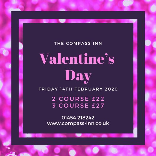 CompassInn's tweet photo. Valentine’s Day is only a few days away! ❤️❤️❤️
View our fab menu here 👇
https://t.co/olj26a67xN https://t.co/B8ZmGDl1YZ