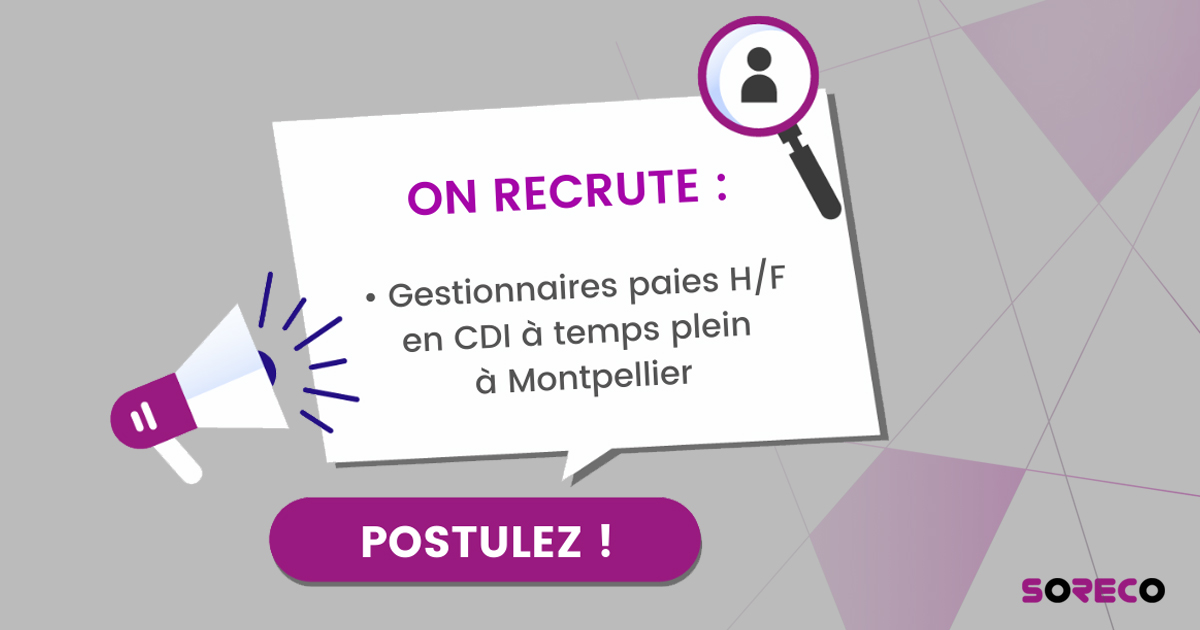 📝[ ON RECRUTE ! ]

Vous recherchez un emploi ?

👥Nous proposons des postes de Gestionnaires paies H/F en CDI à temps plein à #Montpellier à pourvoir dès que possible.

Postuler dès maintenant➡️ soreco-consultants.com/recrutement-tr…

#emploi #recrutement #gestionnairePaie #juristeDroitSocial