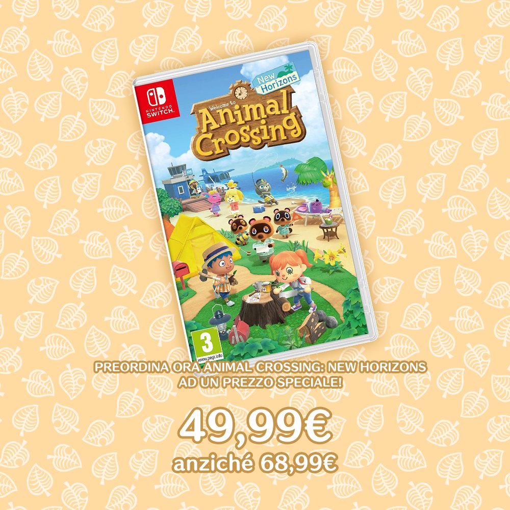 aclife's tweet photo. #AnimalCrossing: #NewHorizons a 49,99€ anziché 68,99€, non perdetevela 😍! 👉 https://t.co/20rVCFuXPp
#Amazon #OffertaAmazon #Offerta #Nintendo #NintendoSwitch https://t.co/gH0Cjb4T7f