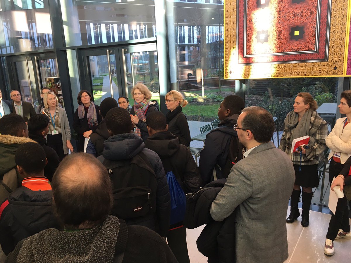 flcordier's tweet photo. 👍C’est parti pour une nouvelle journée ! 30 #collégiens sur le site @EDF_IDF de #smartside à la rencontre des #RH du #CFAEnergie et des #survoltés pour échanger sur leur projet professionnel. Et demain remise des #diplômes de fin de semaine ! #monstagede3eme @seinesaintdenis https://t.co/9JxNhlfnm4