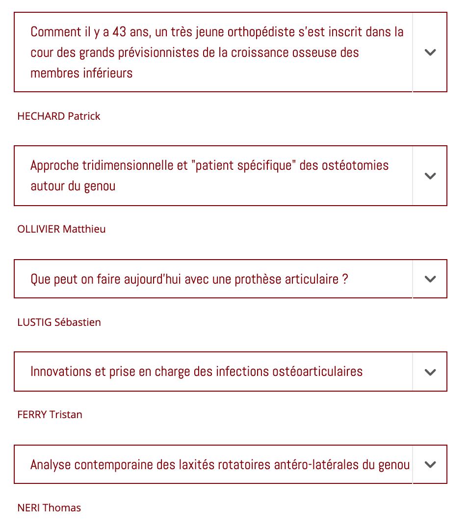 sofcot_ortho's tweet photo. 12/02: 📌Académie Nationale de Chirurgie : retrouvez le programme dédié aux jeunes #orthopédistes. Coordonné par Jacques Caton et @SbastienLustig, avec Patrick Hechard, Matthieu Ollivier, Tristan Ferry, Thomas Neri.
https://t.co/1iYHw5siI3 https://t.co/pnzYqUVXm5