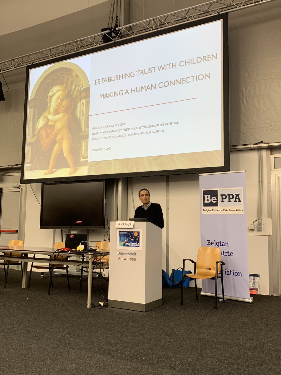 BBeppa's tweet photo. Amazing lecture about how to establish #trust with #children by Dr Baruch Krauss from @BostonChildrens . A quote : “Noticing is the beginning of empathy”. #beppa #behealth #pedcare #iseeyou #empathy #conference https://t.co/ysySceqpri
