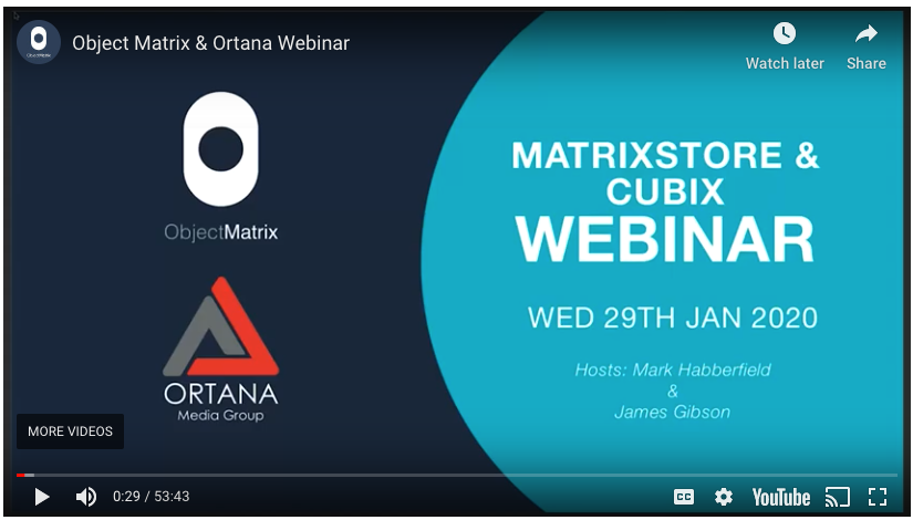 Object_Matrix's tweet image. Webinars are great...but it can be difficult to find time out of busy schedules to attend. 

This is why all of our webinars are available to watch on our website🎊If you missed out on our webinar with @ortanamg catch up today. 

It is one of our best yet  bit.ly/2ueMq5d